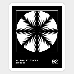 GBV / Minimalist Style Graphic Design Magnet